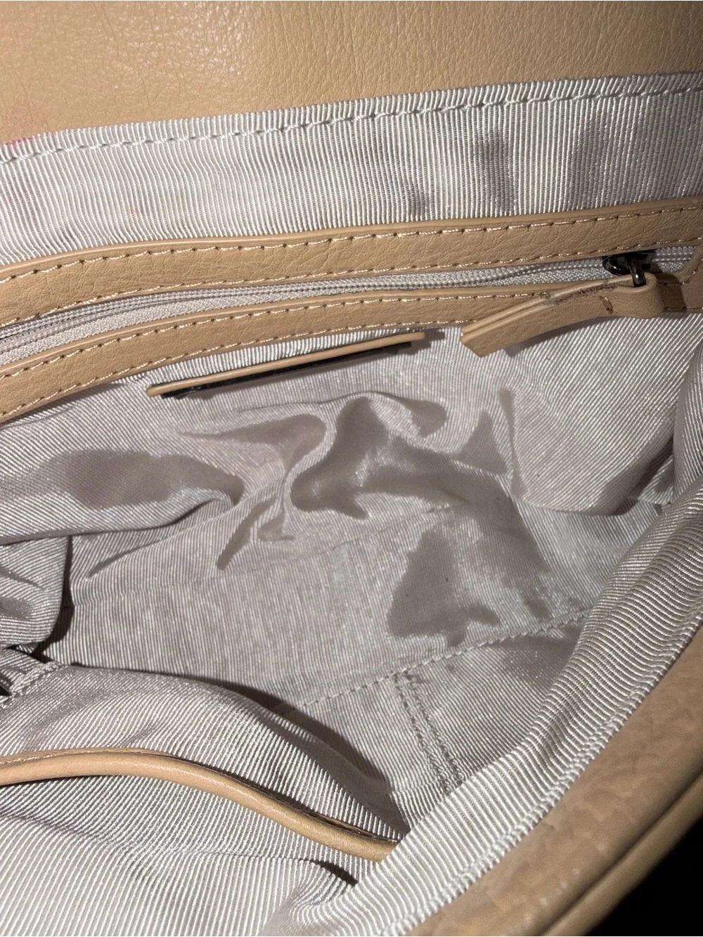 Via Spiga Tan Leather Flap Crossbody